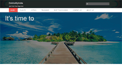 Desktop Screenshot of dekhomyindia.com
